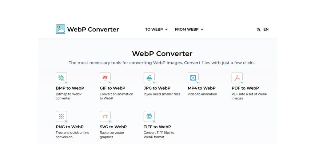 معرفی وب سایت Webpconverter