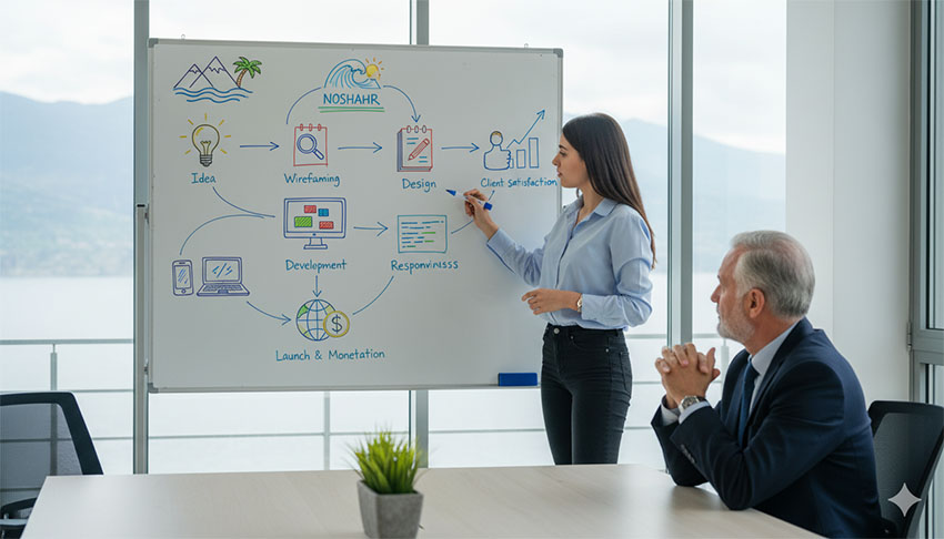 فرایند طراحی سایت در نوشهر