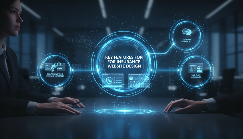 امکانات کلیدی در طراحی سایت بیمه