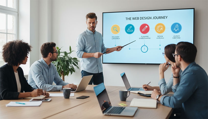 مراحل طراحی سایت 