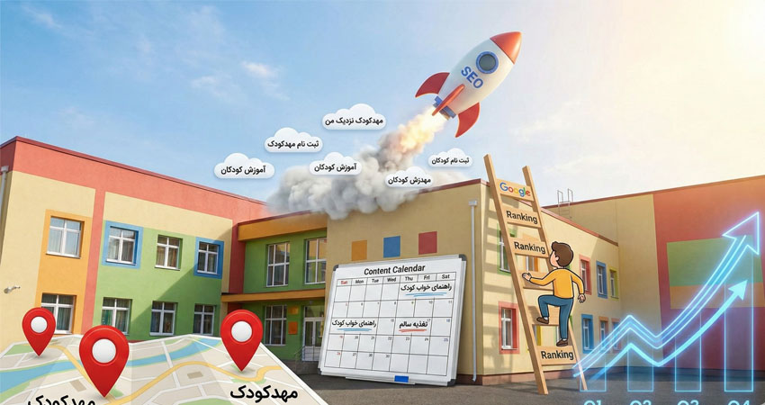 سئو سایت مهدکودک