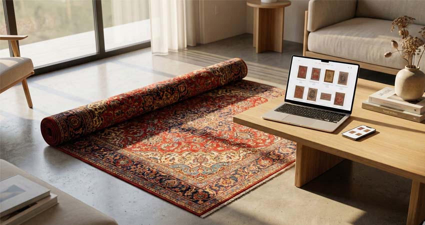 طراحی سایت فرش حرفه ای