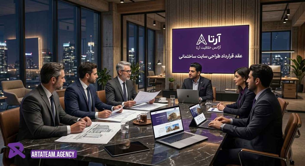 طراحی سایت ساختمانی
