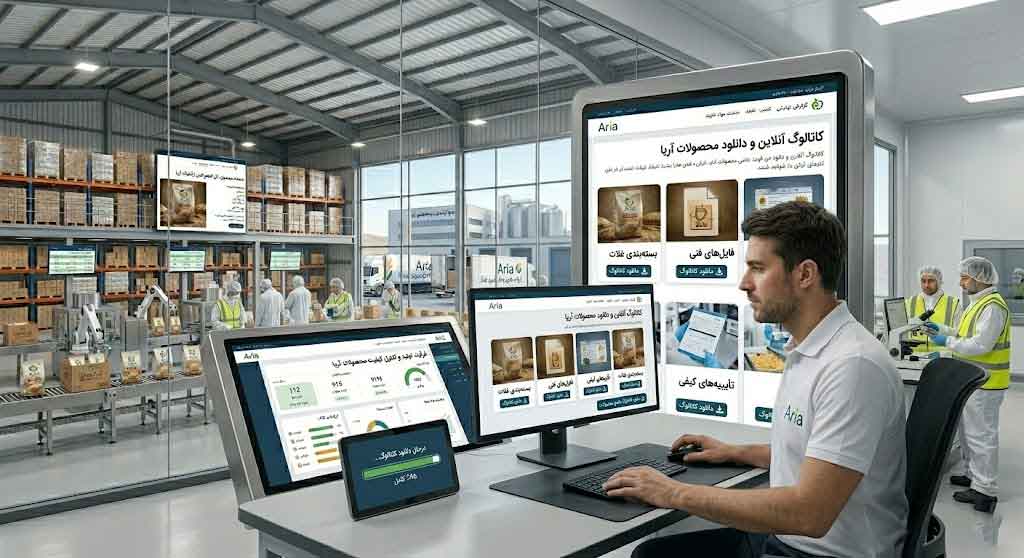 امکانات سایت غذایی