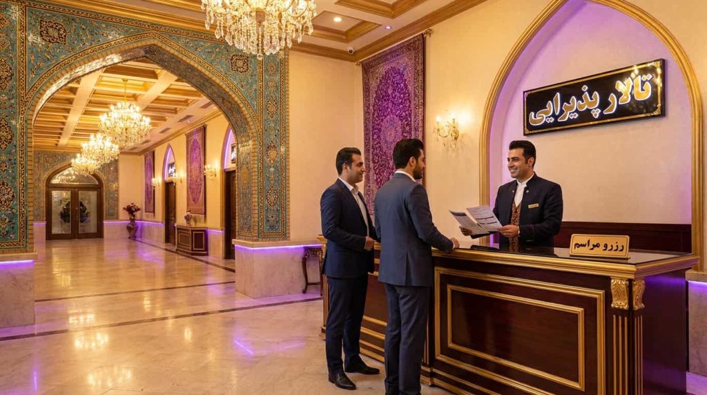 تالار پذیرایی ایرانی با رزرو حضوری و بدون وب سایت