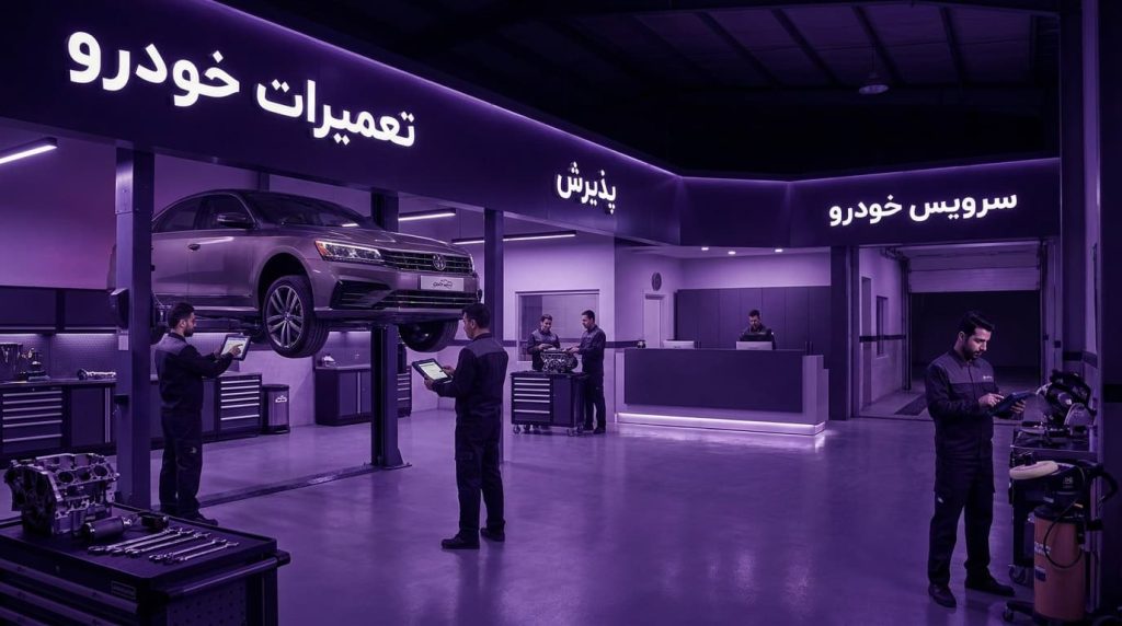 تعمیرگاه خودرو بدون وب‌ سایت