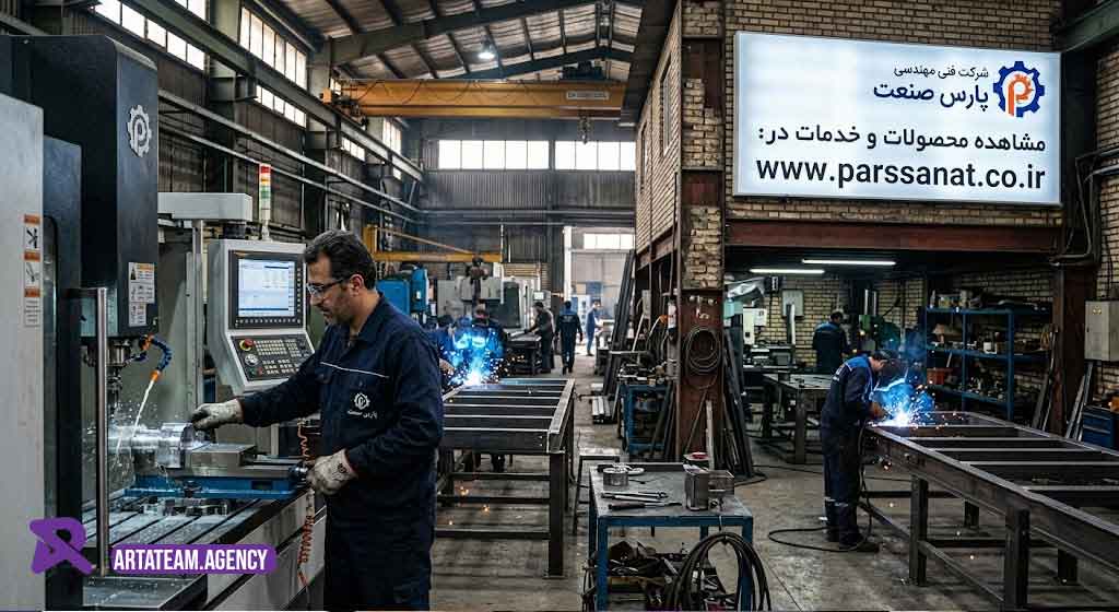 مزایای طراحی سایت صنعتی