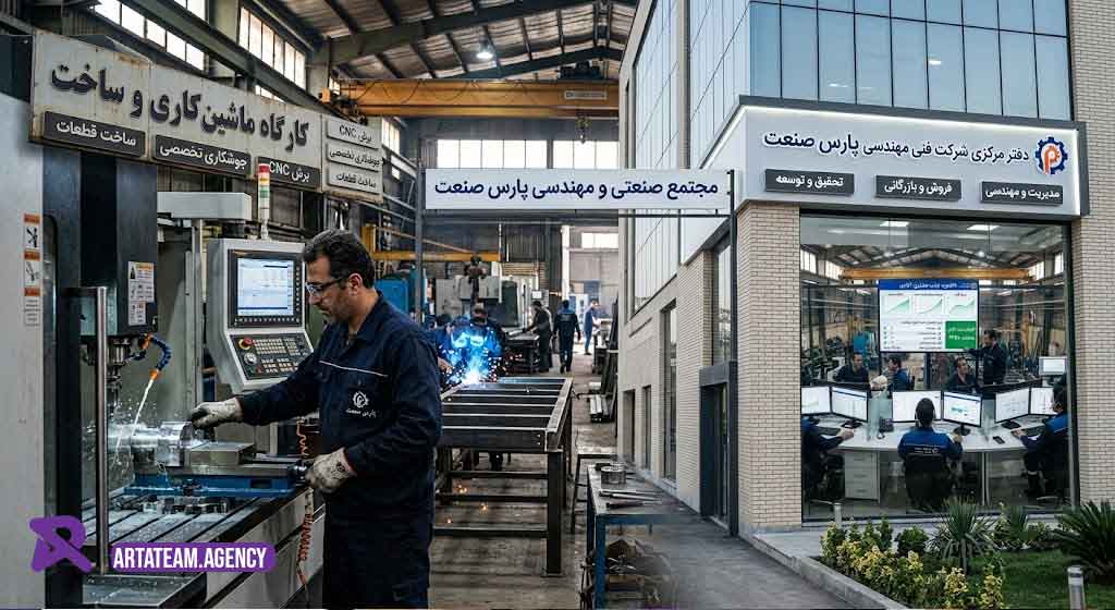 مزایای طراحی سایت صنعتی