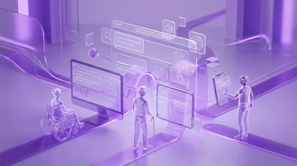 دسترس پذیر برای کاربران مختلف