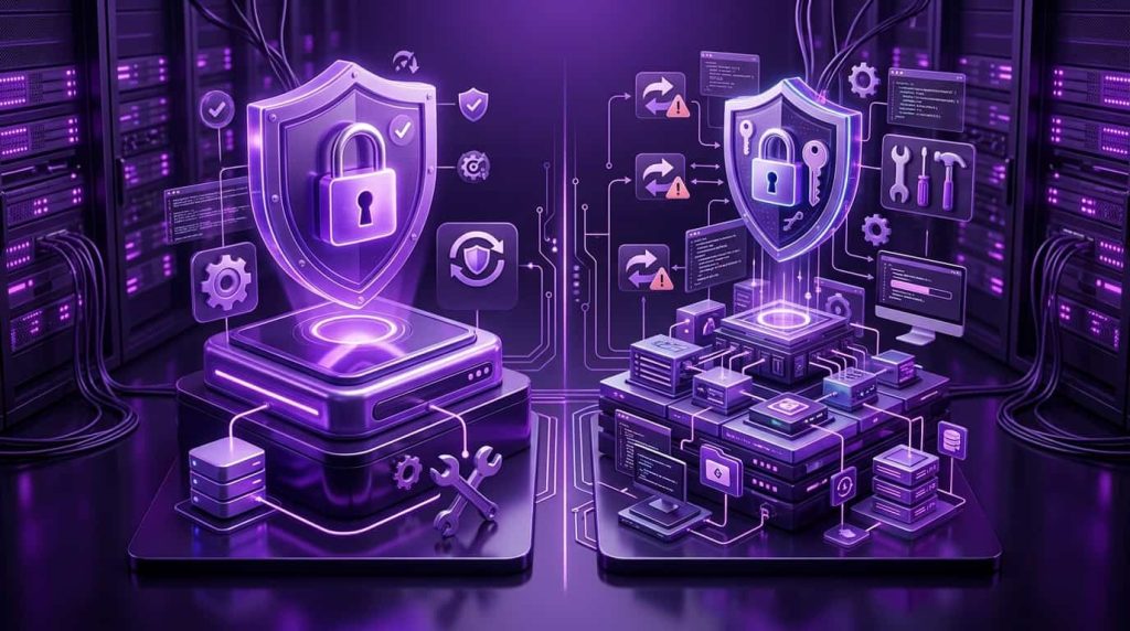 تفاوت امنیت و نگهداری