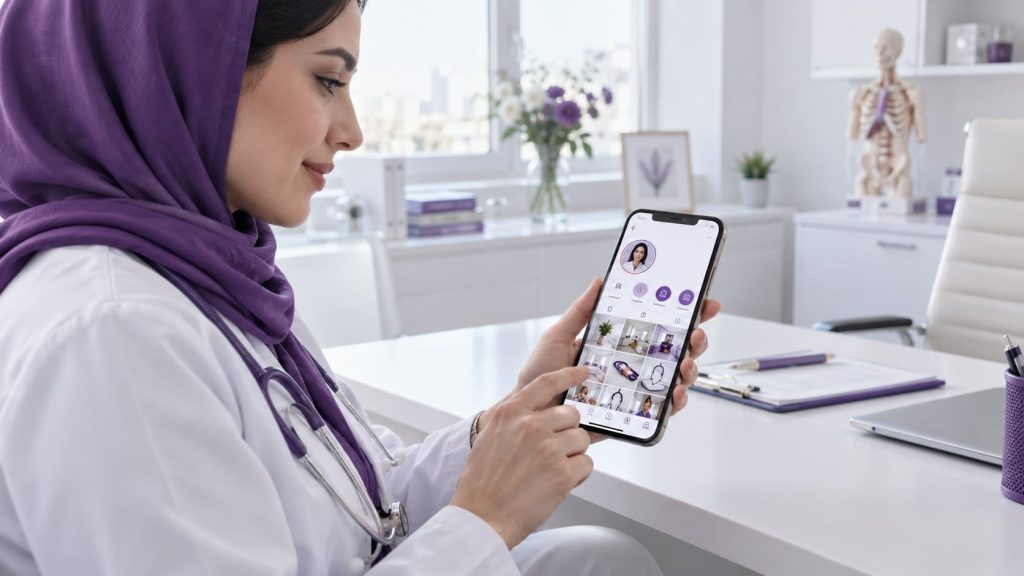ساخت پیج حرفه‌ای برای پزشک و مطب