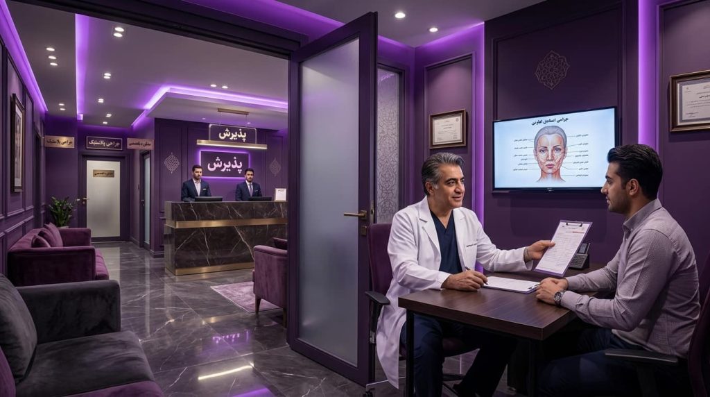کلینیک جراحی پلاستیک بدون وب‌ سایت