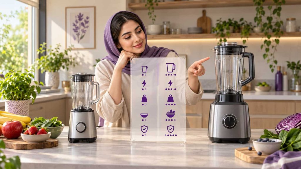 مقایسه دو مدل محصول برای انتخاب بهتر