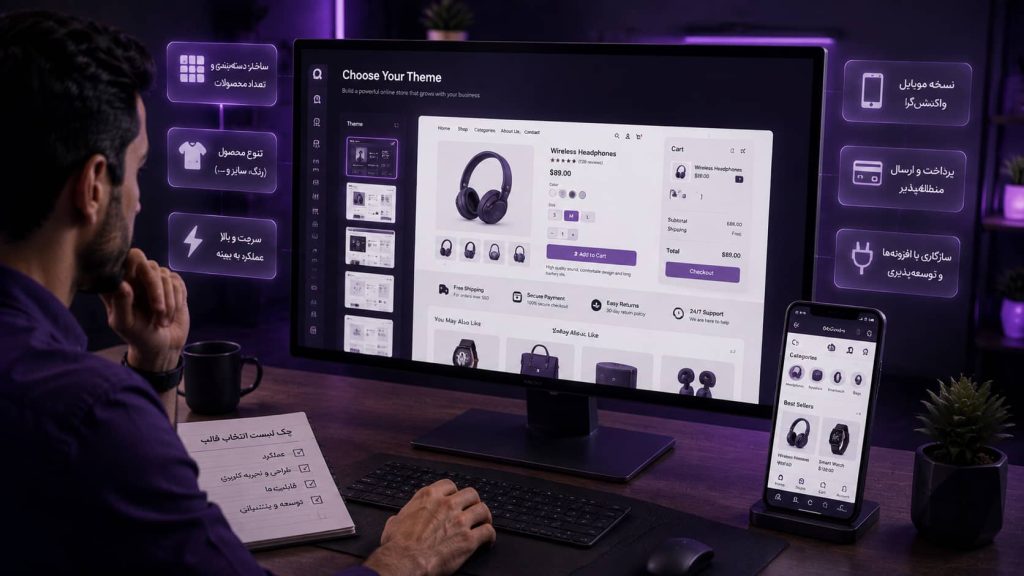 برای راه‌اندازی سایت فروشگاهی چه قالبی انتخاب کنیم؟