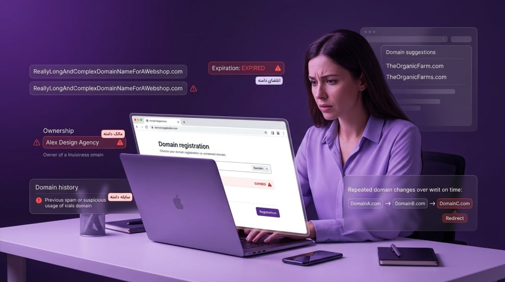 اشتباهات رایج هنگام انتخاب و خرید دامنه