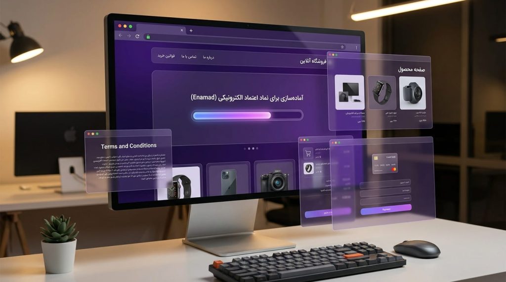 سایت فروشگاهی قبل از گرفتن اینماد چه بخش هایی باید داشته باشد؟