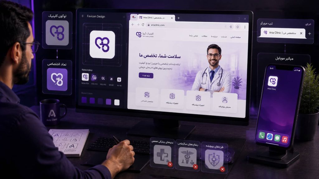 فاوآیکون سایت پزشکی چه ویژگی‌هایی داشته باشد؟