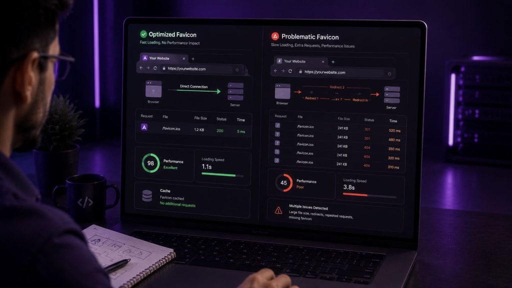 آیا فاوآیکون سرعت سایت را کاهش می‌دهد؟