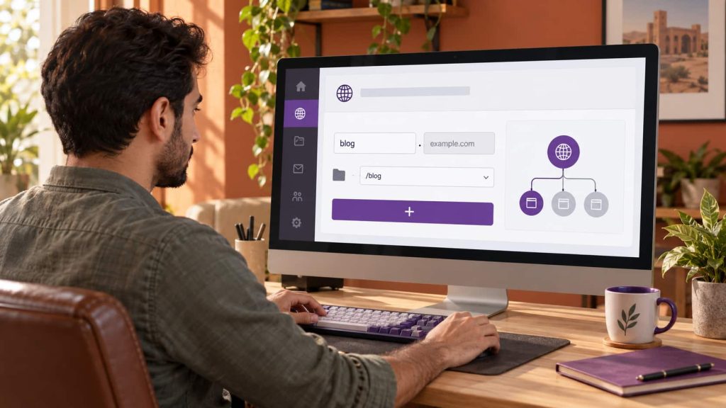 ساخت ساب‌دامین در پنل DirectAdmin