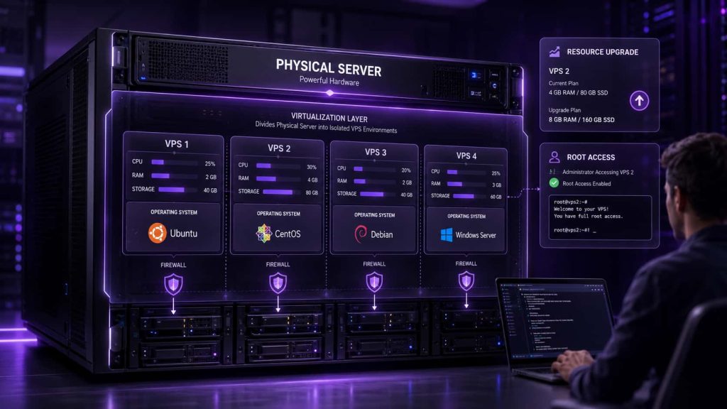 سرور مجازی یا vps