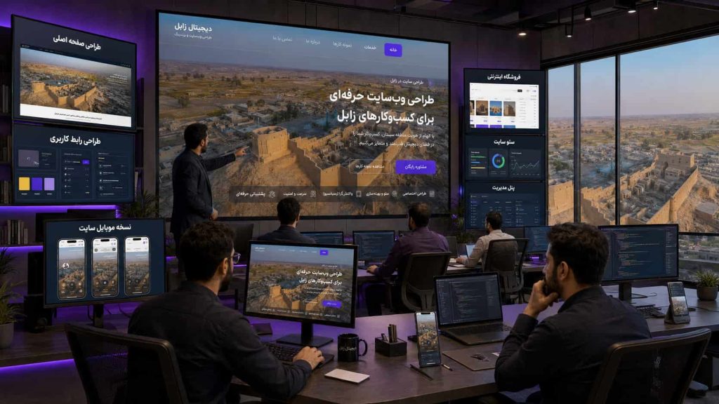 طراحی سایت در زابل