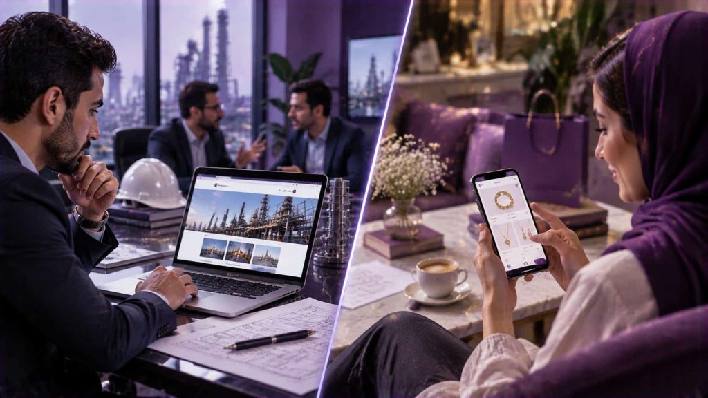 تفاوت طراحی سایت B2B و B2C در یک نگاه