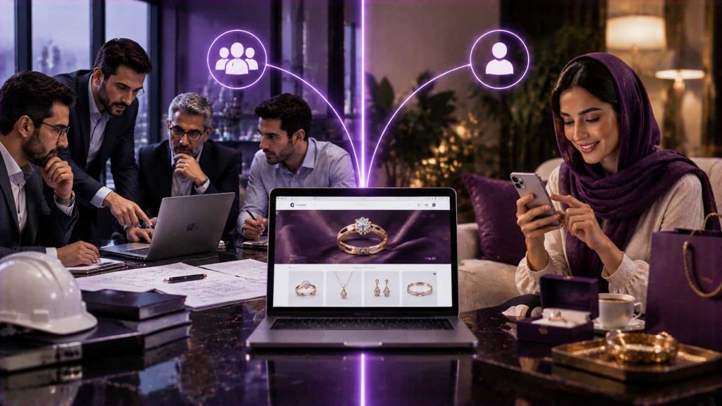 تفاوت مخاطب در سایت B2B و B2C