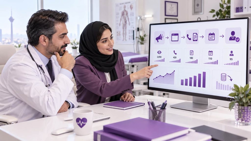 اندازهگیری موفقیت تبلیغات پزشکان