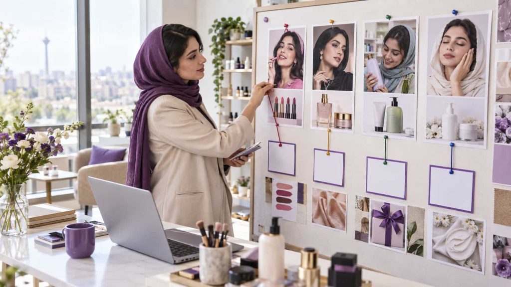 تعیین مشتری هدف برای تبلیغات محصولات آرایشی