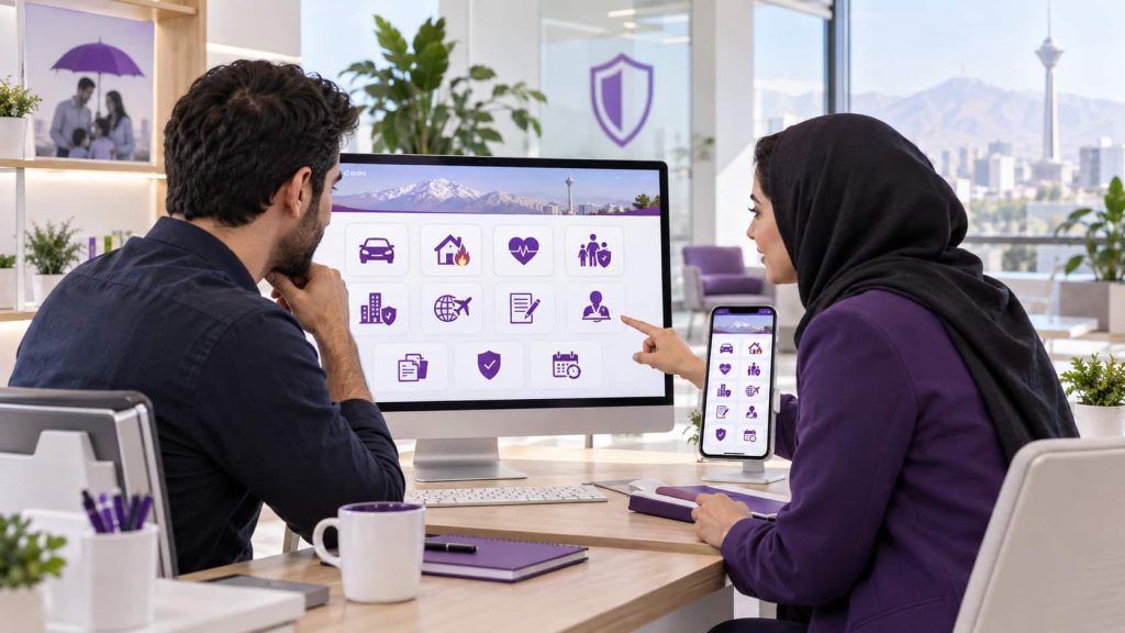 راهاندازی سایت تخصصی برای نمایندگی بیمه