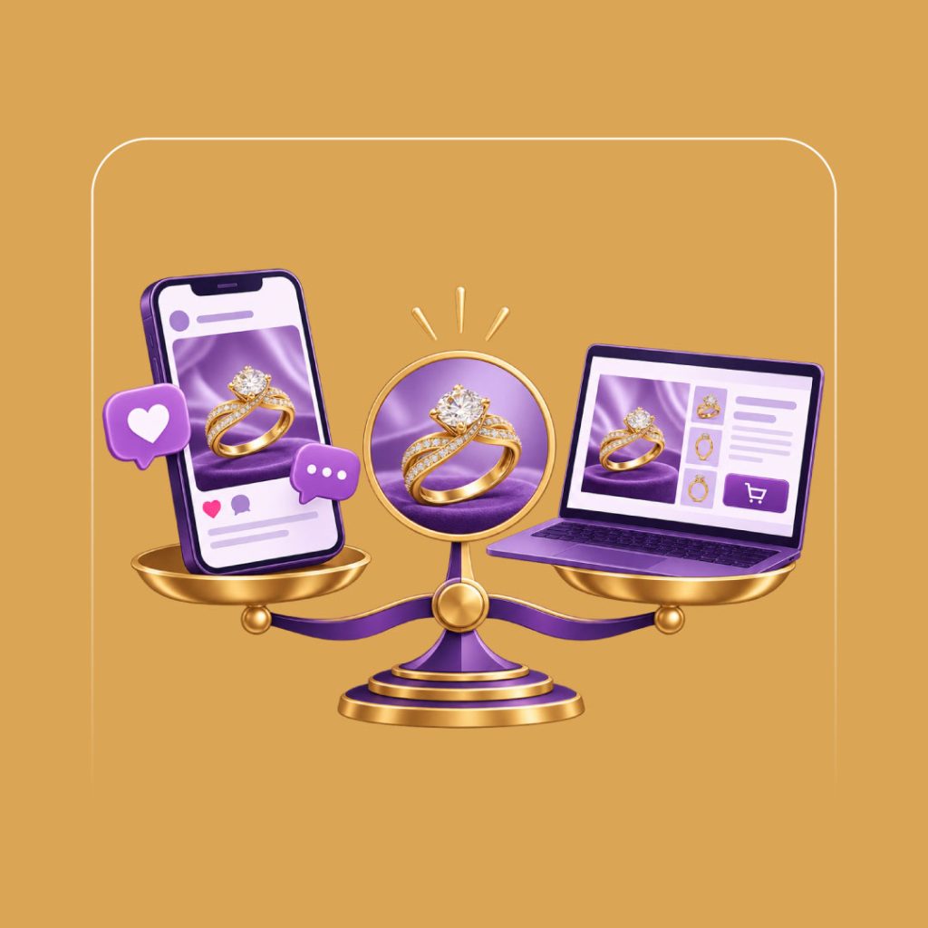 فروش طلا در اینستاگرام بهتر است یا سایت؟