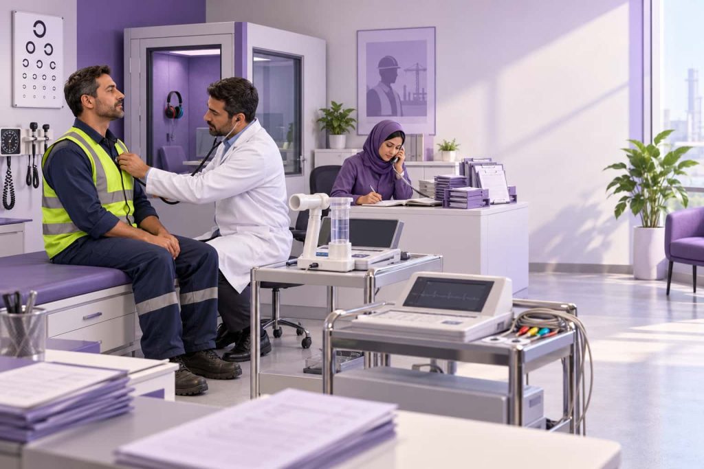 مرکز طب کار با فرایند سنتی پذیرش و نوبتدهی