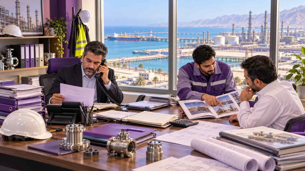 کسبوکار صنعتی عسلویه با فرایند سنتی و بدون سایت