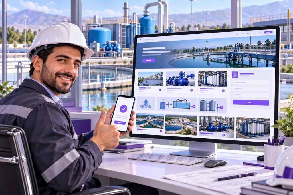 ثبت آنلاین درخواست خدمات آب و فاضلاب